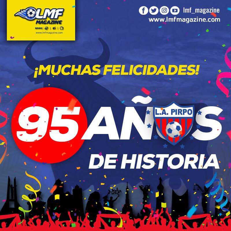 LMF_Magazine's tweet photo. #LMFmagazine y su personal Felícita a @LAFirpo_oficial por su Aniversario 95 ¡ Muchas Felicidades ! 🎈🎊🎈🎉🎈 https://t.co/BryfJ4L4Il