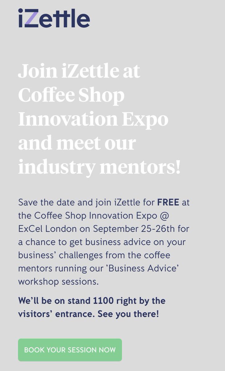Invisinetwifi's tweet image. Come and visit us @ExCeLLondon next week and find out all about how #WiFi and @iZettle #EPOS can help your business #tech #team #networks #coffee . discover.izettle.com/gb/coffee-shop…