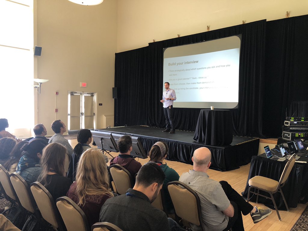 When building your interview, think strategically about which questions you ask and how you ask them.  "Remember if you hire the candidate, that interview was your First 1:1"