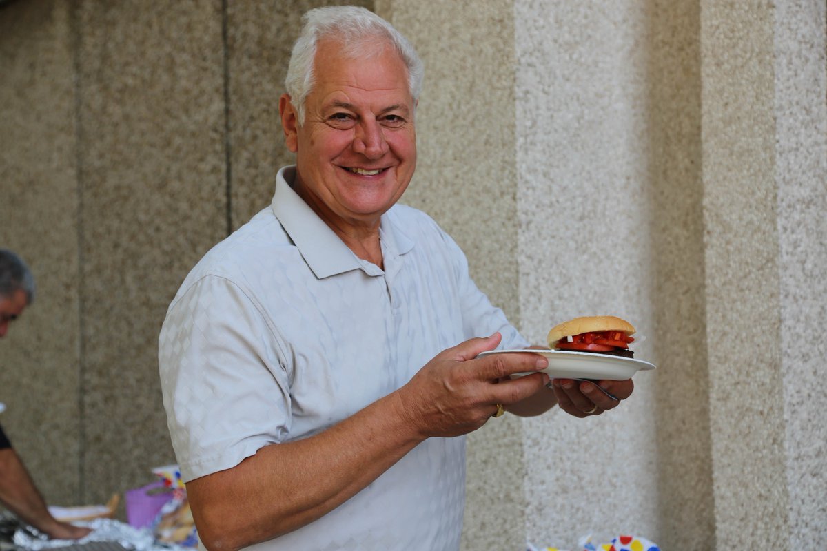HWCDSB's tweet photo. Burgers, hot dogs &amp; smiles for the first annual Director's Office Welcome Back BBQ! Today, our administrative staff joined together to not only celebrate a new school year, but raise funds for Tags for Toys, an initiative that sponsors our needy students during Christmas. https://t.co/rNCvxHCBaz