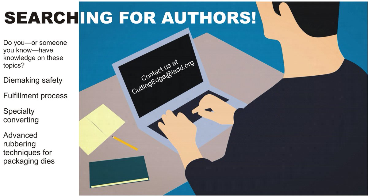 IADDStaff's tweet photo. You MUST know someone who could author an article on these (and other) topics. Or maybe it's you? Contact us at CuttingEdge@iadd.org with your suggestions or for more information. https://t.co/cp0OzyODTM #IADDrules https://t.co/kyckeqmQGT