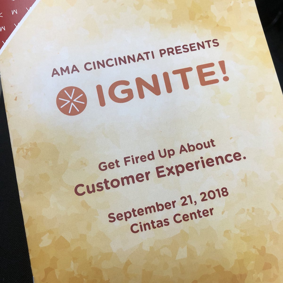 KristiMitchell7's tweet image. Excited to be at #AMAIgnite! So many great takeaways at the “Pink Goldfish” workshop yesterday and opening “Yellow Goldfish” keynote by @StanPhelpsPG. Thank you! #marketing #CX #DigitalMarketing