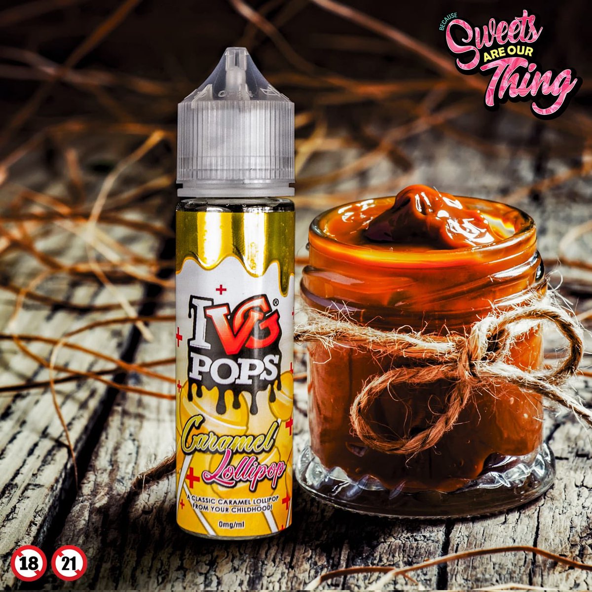 ivgeliquids's tweet photo. Have you tried our IVG Pops Caramel Lollipop flavour yet?
-
-
One of four from our new #ivgpops range, grab yours and let us know your thoughts!😍
-
-
#ivgeliquids #vape #vaping #vapelife #vapenation #vapefam #caramel #sweetsareourthing #eliquid https://t.co/KlGTQI0axv