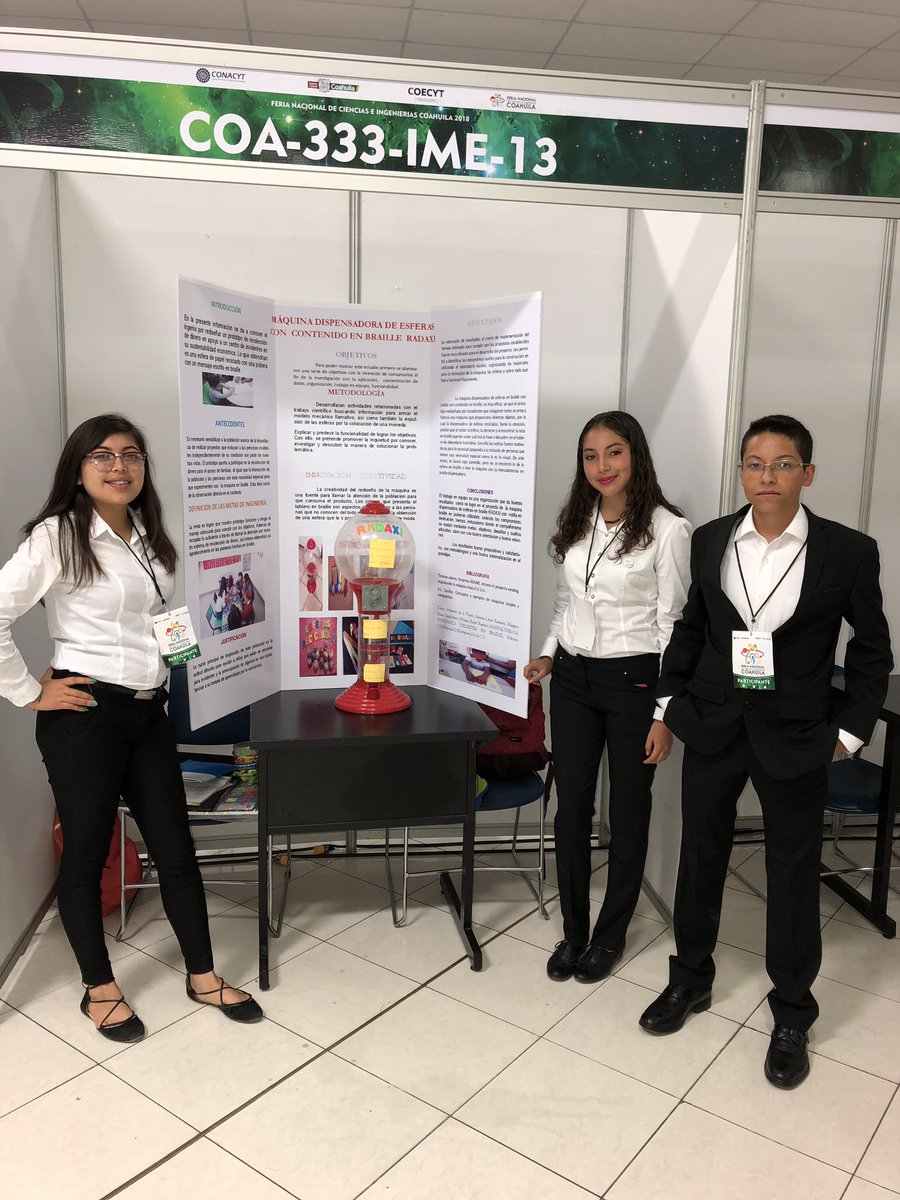 cobacjfeo's tweet photo. Da comienzo la Feria Nacional de Ciencias e Ingeniería 2018, mucha suerte a nuestros Estudiantes y Docentes del #cobac #jfeo #saltillo, gran esfuerzo y dedicación en todo momento, muchas Felicidades!!!! https://t.co/wbISzZkCJa
