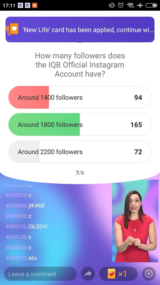 FansIQB's tweet photo. 🌟Live trivia results - Sept 21🌟

Jackpot: 200,000IQB 
Winners: 177
Prize: 1129IQB each 

The 4 last questions! 

🌟Play #IQB and win #cryptocurrency

#binance #huobi #bitfinex #btc @IQB_Official #eth #tnb #Airdrop https://t.co/yehHFaNeuK