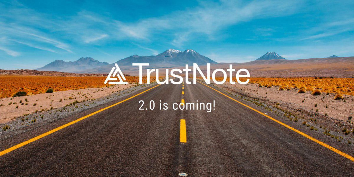 TrustNoteJP's tweet photo. #TrustNote の新バージョンである「TrustNote 2.0」のロードマップが公開されました。引き続き #ブロックチェーン に優る高速なトランザクションやスケーラビリティ、また開発コミュニティ寄りなプラットフォーム作りに注力します。詳細は → https://t.co/e61mrgOBqq

#TTT 
$TTT
#TrustNote2
#DAG https://t.co/jOcddwlBwa