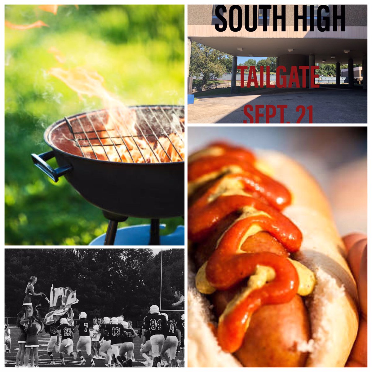 Tailgate TODAY @ 5:30 pm to 6:30 pm. Under the science wing. Free food, music and fun. <a href="/PSouthSports/">Patriot Athletics</a> <a href="/patriot_posse17/">Patriot Posse 20-21</a> <a href="/posse/">Posse</a>