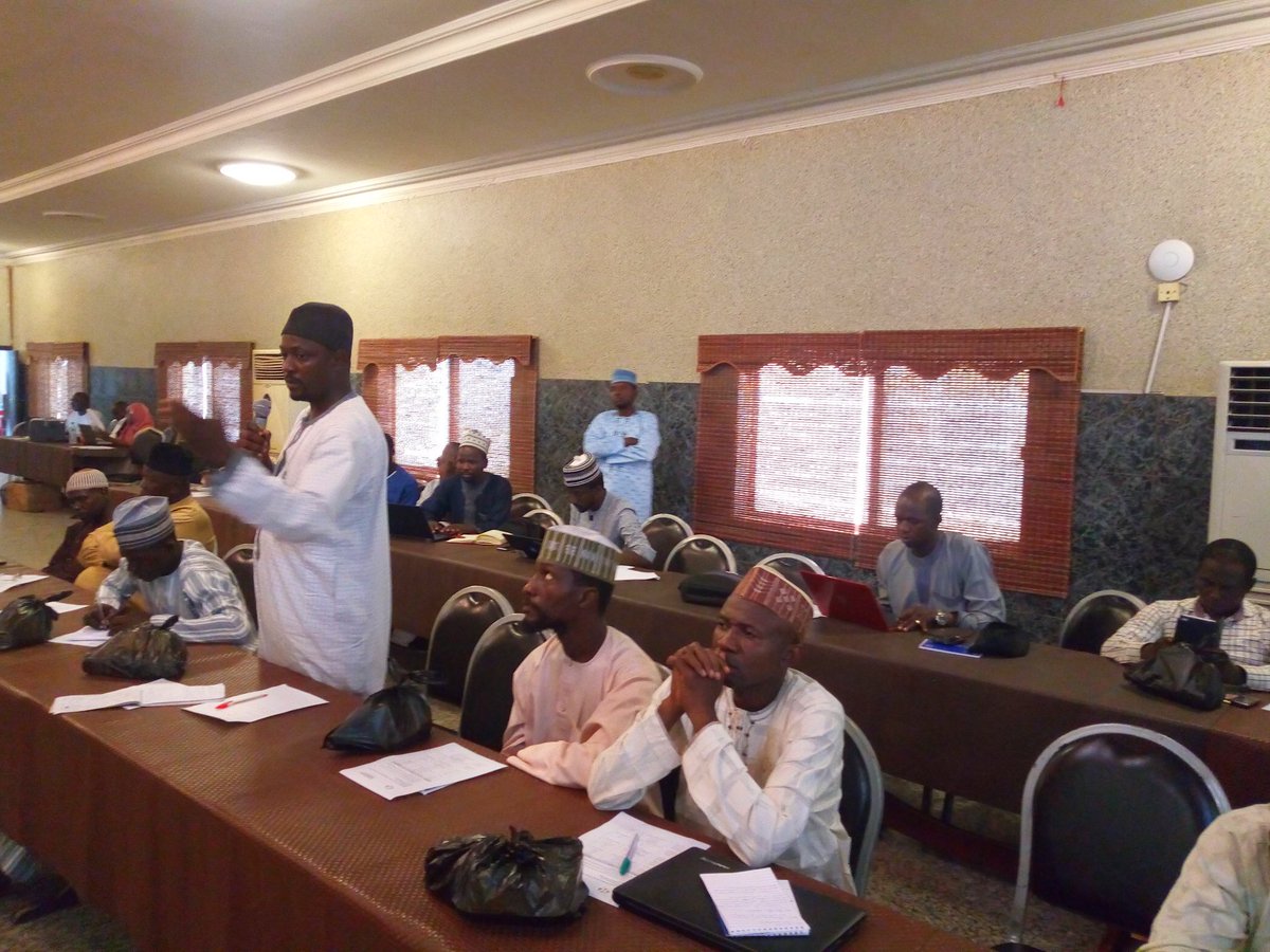 HusseinKanye's tweet photo. Today during Kano Budget Working Group is  facilitating a session  on the federal Budget Engagement  aimed to sensitize relevant stakeholders on tracking of 2017/2018 FEDERAL BUDGET and towards preparations for 2019 fiscal year.

19/9/2018
Tahir guest palace Hotel https://t.co/PTJYCbwmAi