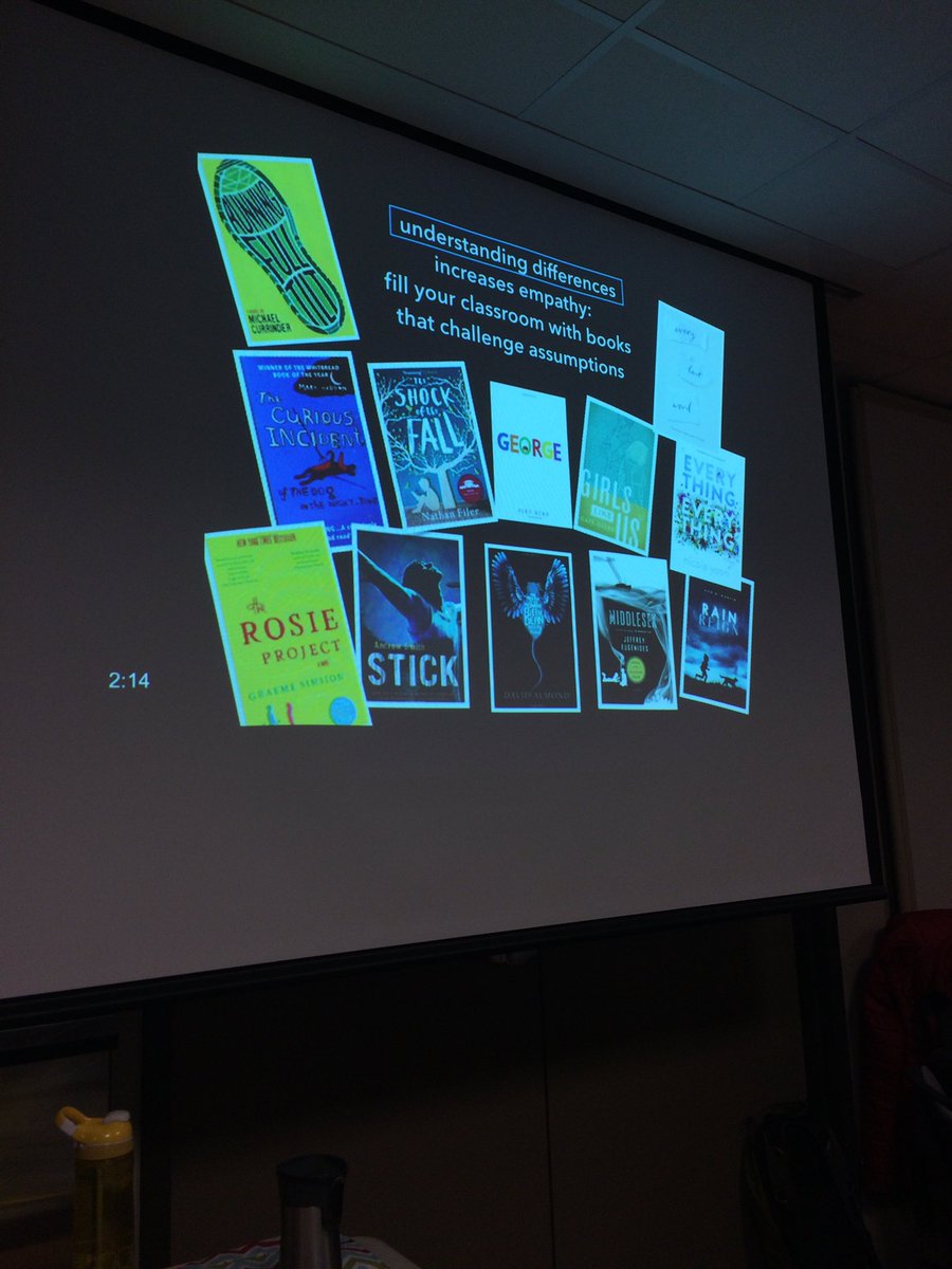 At a great PD workshop with ⁦@pennykittle⁩ #readingforpleasure