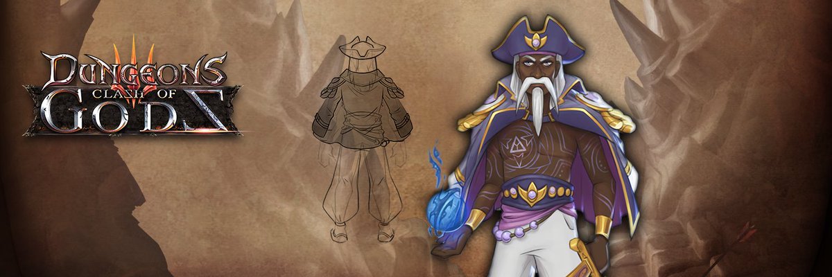 Sneak a peek at one of two new antagonists that will be added to #Dungeons3 with the upcoming #ClashofGods expansion:
Admiral Overproud!