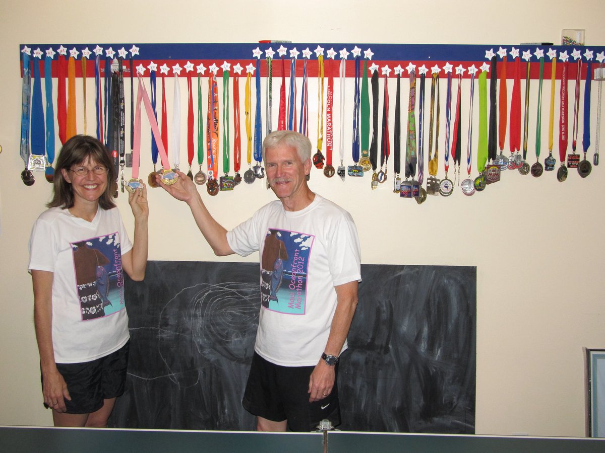 athhalf's tweet photo. Carl and Karen Johnson decided to tackle the 50 State Half Marathon Challenge, and they decided they wanted to complete 100 half marathons before Carl's 65th birthday, which is next January. Carl and his wife Karen will join us for the AthHalf next month for half marathon #99! https://t.co/UmJKTGHL5Q
