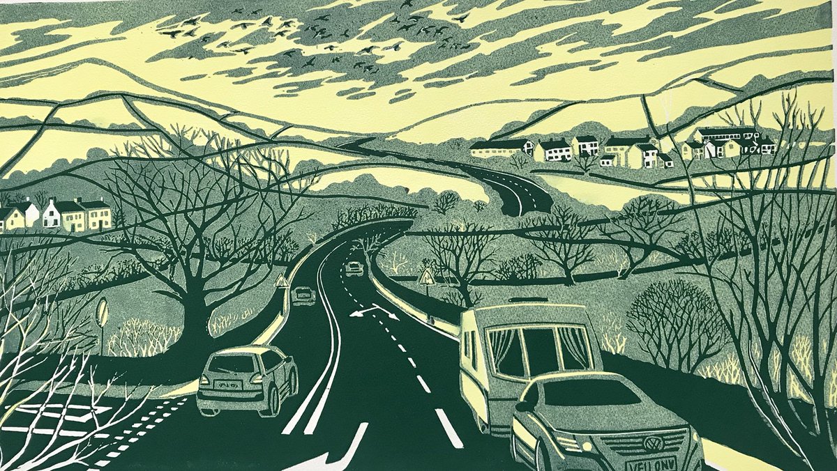 gailbrodholt's tweet photo. Happy to say that ‘A Winter’s Tale’ is part of the National Original Print Exhibition - it’s on until 30 Sept at @BanksideGallery. Open every day, free entry - lots of wonderful prints to see! https://t.co/gUmpfVPqxg