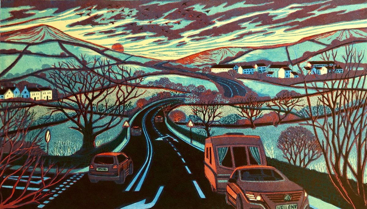 gailbrodholt's tweet photo. Happy to say that ‘A Winter’s Tale’ is part of the National Original Print Exhibition - it’s on until 30 Sept at @BanksideGallery. Open every day, free entry - lots of wonderful prints to see! https://t.co/gUmpfVPqxg