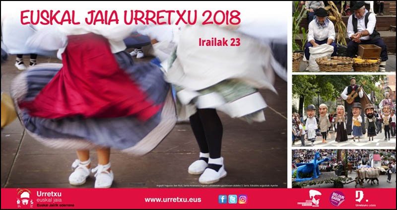 Kulturweb's tweet photo. Igandean; El día más importante de las fiestas de Santa Anastasia de Urretxu es el de la Euskal Jaiak con su tradicional Desfile de Carrozas -https://t.co/vAImC5VyUc / Urretxuko Santa Anastasia jaietako egunik garrantzitsuenetakoa Euskal Jaiaren eguna da - https://t.co/3hmGq18avS https://t.co/HH7IMZ2kwf