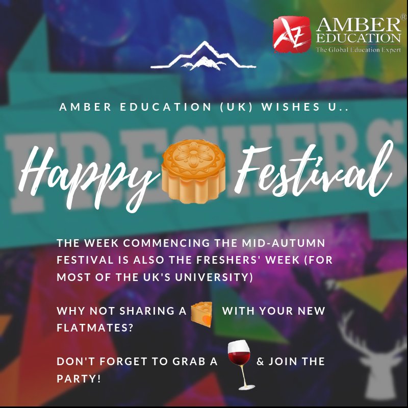 AmbereduUk's tweet photo. [Freshers' Week x Mid-Autumn Festival]

This year the Mid-Autumn Festival sets itself at the first day of freshers' week. Why don't we introduce our very old-schooled festival food : moon cake and tang yuan to our new international friends? https://t.co/Z7p8aUPkVd