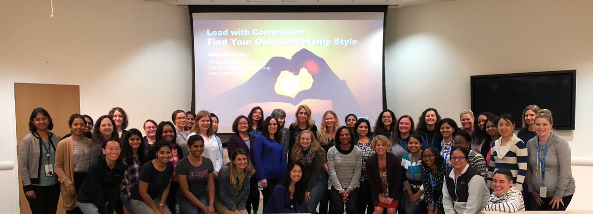 I am grateful to share my passion of empowering women to find their own leadership style with this amazing group. Watch out for these future leaders. #IamIntel  #empoweringwomen #womenleaders