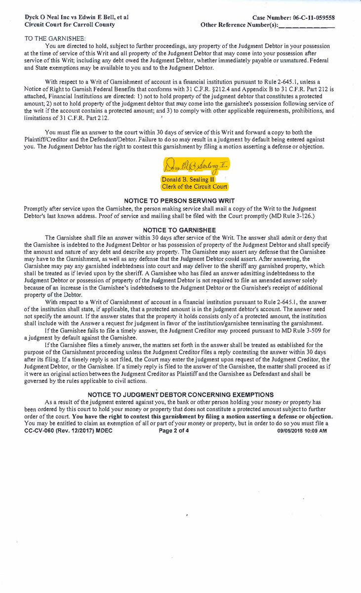 truthsearch1957's tweet photo. Carroll County MD
NO VOTE DOUBLE DEALING DONALD SEALING 4 Orphans' Court
$Swine Stealing Sealing #Signs Fraud &amp; Forgeries
Aids #Abets Thomas J Kokolis #NMS15a @BankofAmerica $Theft
$PIG SEALING Endorses Lies Under #Oath 4 #GRAFT
#WhiteCollar $Crime
JAIL $HOG
#VoteNoDonaldSealing https://t.co/ZokCQqTyTI