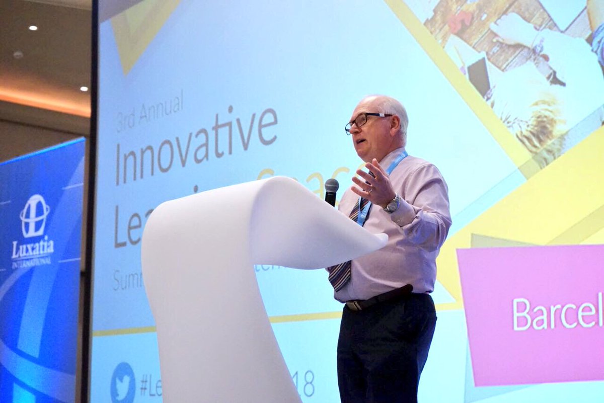 Luxatia_intl's tweet photo. Thank you @markqswales for chairing this year’s summit #learningspaces2018 . See you next year ! https://t.co/RHxKWonnyy