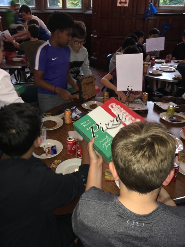 Last night the dining hall was transformed into Mushroom Kingdom for our first themed dinner of the year. During the week boarders received their personalised invitations to the Super Mario themed event however they didn’t expect Mario and Luigi to join the party! #Iloveboarding