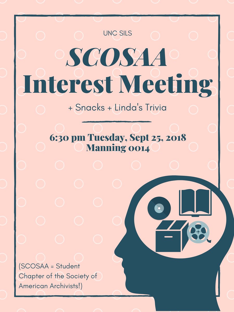 UNCSCOSAA's tweet photo. Rescheduled date for SCOSAA's Fall Interest Meeting: this Tuesday, 9/25. Hope we can finally see everyone soon! https://t.co/C64SSvRJLu