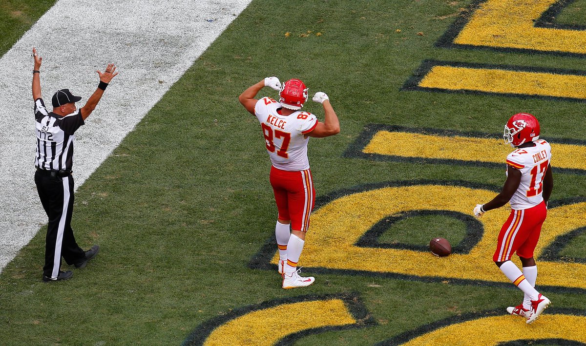 Travis Kelce named Week 2 NFLPA Community MVP after opening the 87 &amp; Running Robotics Lab, providing a safe space and educational opportunities for underserved kids in the Kansas City area.