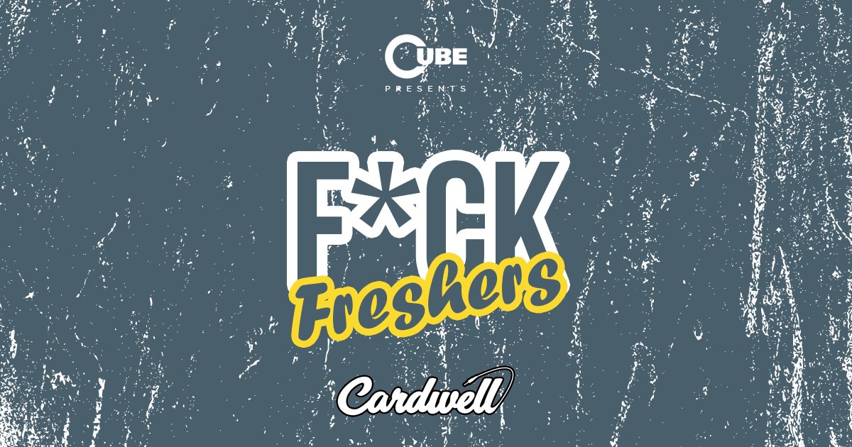 FunkyFridaysPLF's tweet photo. 🖕 F * C K F R E S H E R S 🖕

Not going to uni? Feel like the only one?

Come and party with us at @cubebar tonight 'til 3AM! 🎉

Sing-along Indie Hits 🎤
Hot Right Now R&amp;B 📀
Dance Anthems 🥁

#NotAStudent #Poulton #PLF #PoultonleFylde #CubePoulton #MiddleFloor https://t.co/Ikj0EbMv73