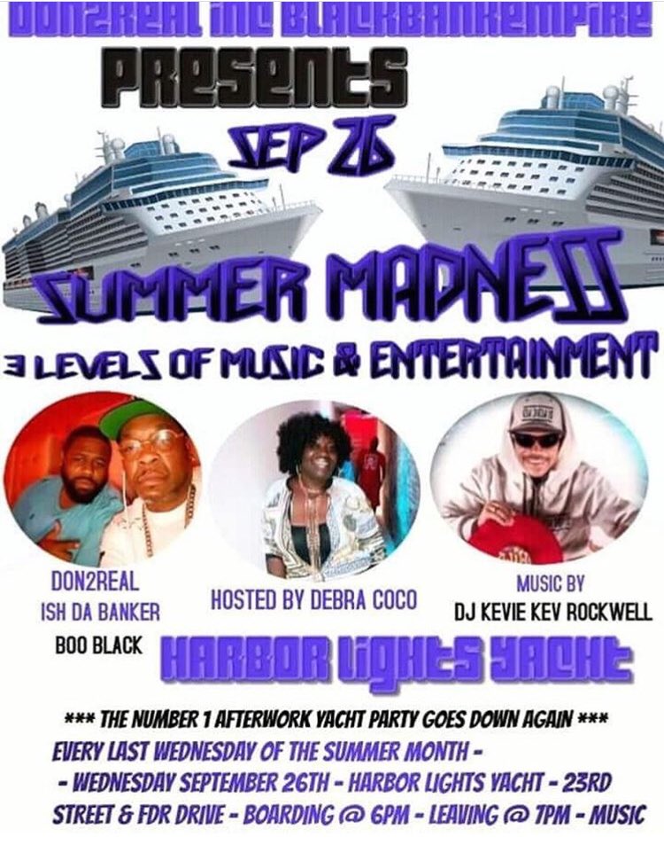DivaWgame's tweet photo. LAST OF THE 
SUMMER MADNESS❗️
  THIS YACHT PARTY 
 🚨GOING BE LITTY 🚨
     🎥🛳🛳🛳🛳🛳🎥
    Get Your Tickets ASAP
   📜📜 We Deliver 📜📜
   Host By: Debra C
Music By:D.j. Kevie Kev Rockwell
 Call On Messager 
  SERIOUS INQUIRIES ONLY❗️❗️ https://t.co/vRSfqVN0o4