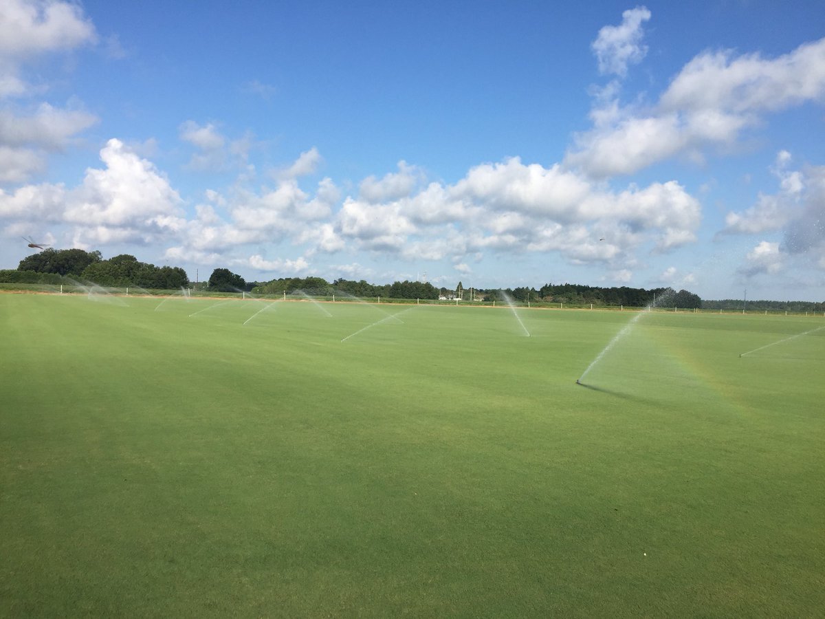 AuburnAg's tweet photo. This is where the turf at Jordan-Hare starts - along with the turf of several SEC, NFL and MLB stadiums. Watch for Bent Oak Farm and Auburn turf alum Richard Wilt on the next episode of @APTV’s “Spotlight on Agriculture,” airing in November. #ThisIsOurWork https://t.co/B9MMplTI87