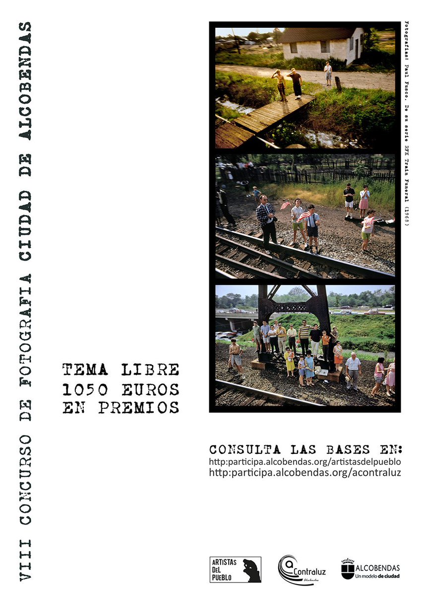 PICAAlcobendas's tweet photo. Octava edición del Concurso de fotografía Ciudad de Alcobendas impulsado por las asociaciones Artistas del Pueblo y A Contraluz,
Bases en:  https://t.co/PNwWJfgVgP y https://t.co/EK3Awu3zNe https://t.co/BraAWtsWUJ