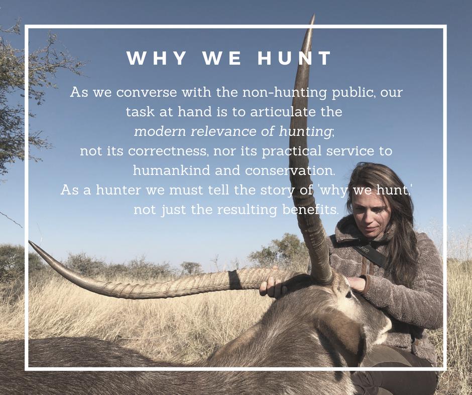 #huntingisconservation
