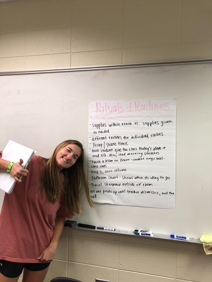 gra33856's tweet photo. Today we became experts on classroom management! #edmg2019 https://t.co/zxdF9Y12Cl