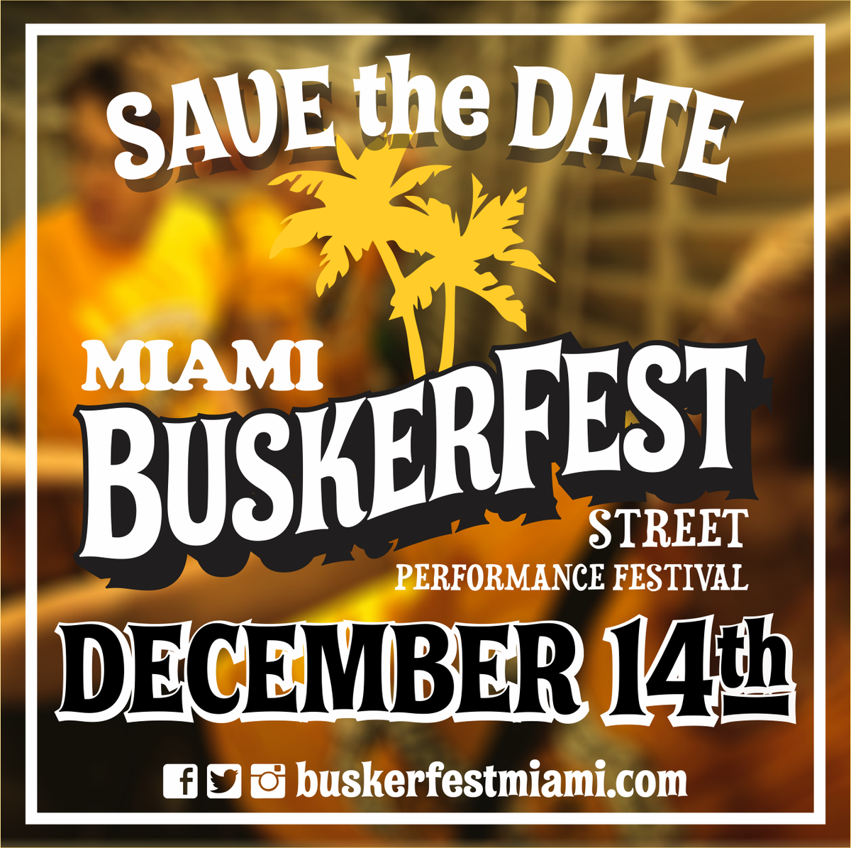 Coming out of @Twitter hibernation to announce the date of #Buskerfest2018 - December 14 - and to let y'all know performer applications are open until November 9. Apply by visiting buskerfestmiami.com/performer-sign… - it takes 5 minutes to complete. #Miami #musician #comedy #dance