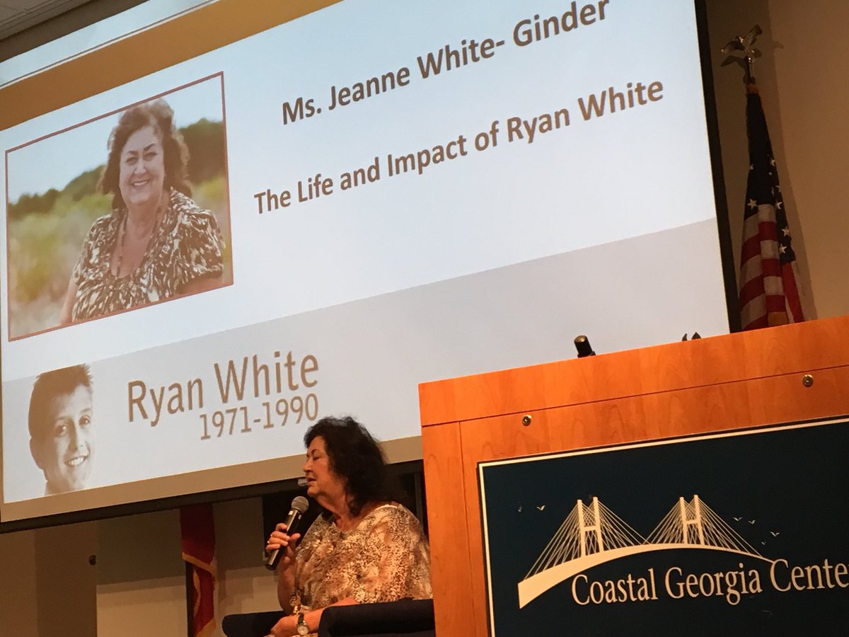 #RuralHIV Jeanne White Ginder, #RyanWhiteLegacy #HIV #Wellbeing  6th Annual Rural HIV Research and Training Conference #Savannah