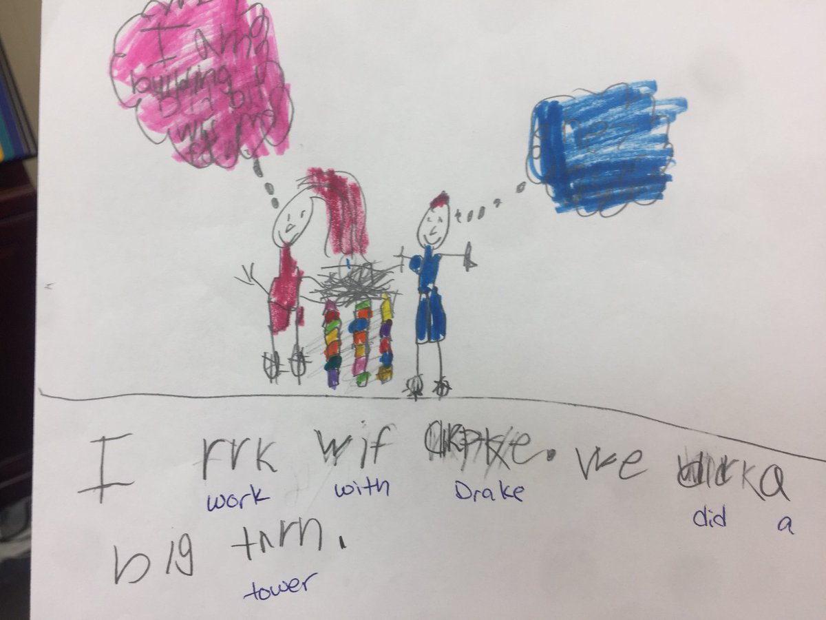 pamjdial's tweet photo. 1st Grade wrote reflections after they visited our new Maker Space this week!! It’s a big hit! #MustangsMustSTEM @lrsd #LRSDPowerOfUs @MichaelPoore1 @sadiemi73712680 https://t.co/qu41vevO4k