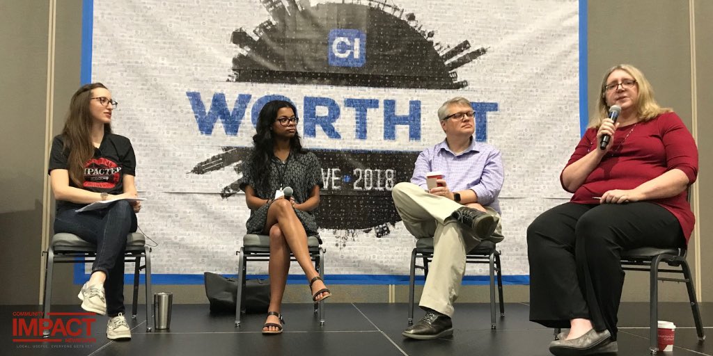 impactnews's tweet photo. “Pay attention to media around you, experiment with things, and be okay with things changing.” - @CindyRoyal, @sjmctxst #CIThrive https://t.co/RzPZ0pfkn0