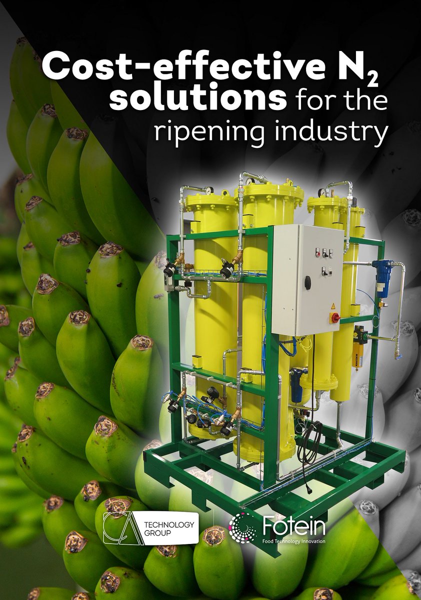 Read all about it! Cost-effective N2 solutions for the ripening industry. Return on investment within 2 years, durable, safe and above all effective! fotein.com/product/ethyle… #costeffective #durable #ripening