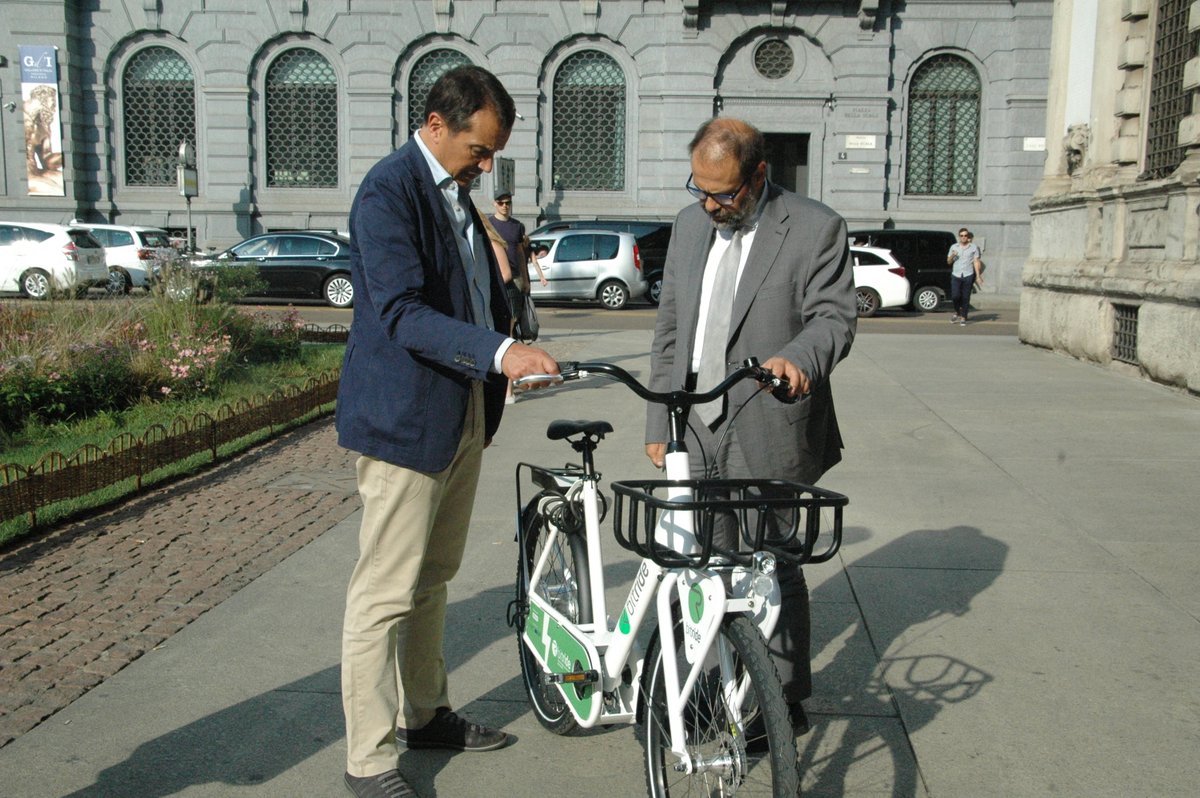 Il Comune di Milano promuove una mobilità condivisa e sostenibile con innovative tecnologie a sostegno della mobilità sostenibile  <a href="/ComuneMI/">Comune di Milano</a> <a href="/MarcoGranelliMI/">Marco Granelli</a> #bitride #bikesharing #freefloating