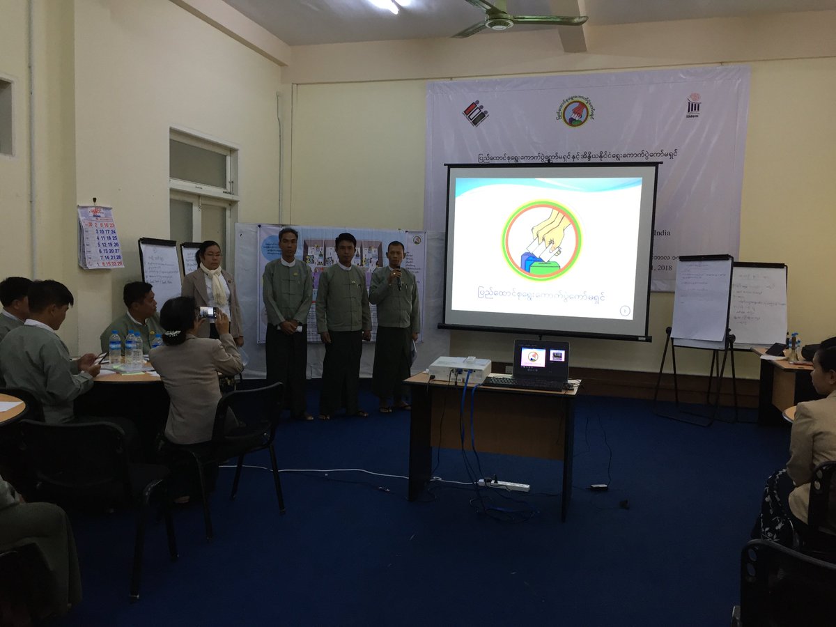 ECIIIIDEM's tweet photo. Thematic Presentation on ‘Poll’ by participants followed by Peer Review on Day 04 #UECM-ECI Training of the Trainers and Facilitators Programme @ECIIIIDEM https://t.co/amfBMV5xgf