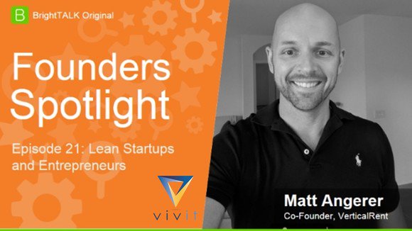 Tune in for interview on #FounderSpotlight w/ Matt Angerer, Founder of #VerticalRent! About techniques used to balance personal and professional life, create a #SaaS business and integrate it with @MicroFocusSec #Fortify. bit.ly/2xgA4I6 #MyCompany