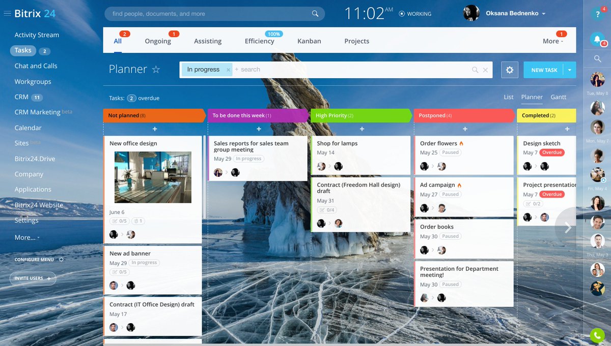 bitrix24's tweet image. Looking for a free task management solution? You gonna love Bitrix24. Solo tasks, group tasks, repeating tasks, task templates, mobile tasks, task collaboration and much more. Bitrix24 is team task management software you&apos;ve been looking for! 
bitrix24.com/features/tasks…
#bitrix24