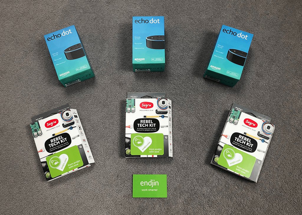 endjin's tweet photo. We have sent some nice @endjin prizes ready for the @DDDEastAnglia prize giveaway. #DDDEA #endjin https://t.co/FjHIXE5aa3