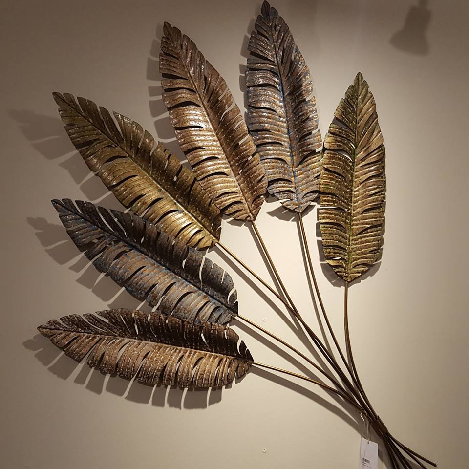 Feathers Wall Art #coppertones #dramatic