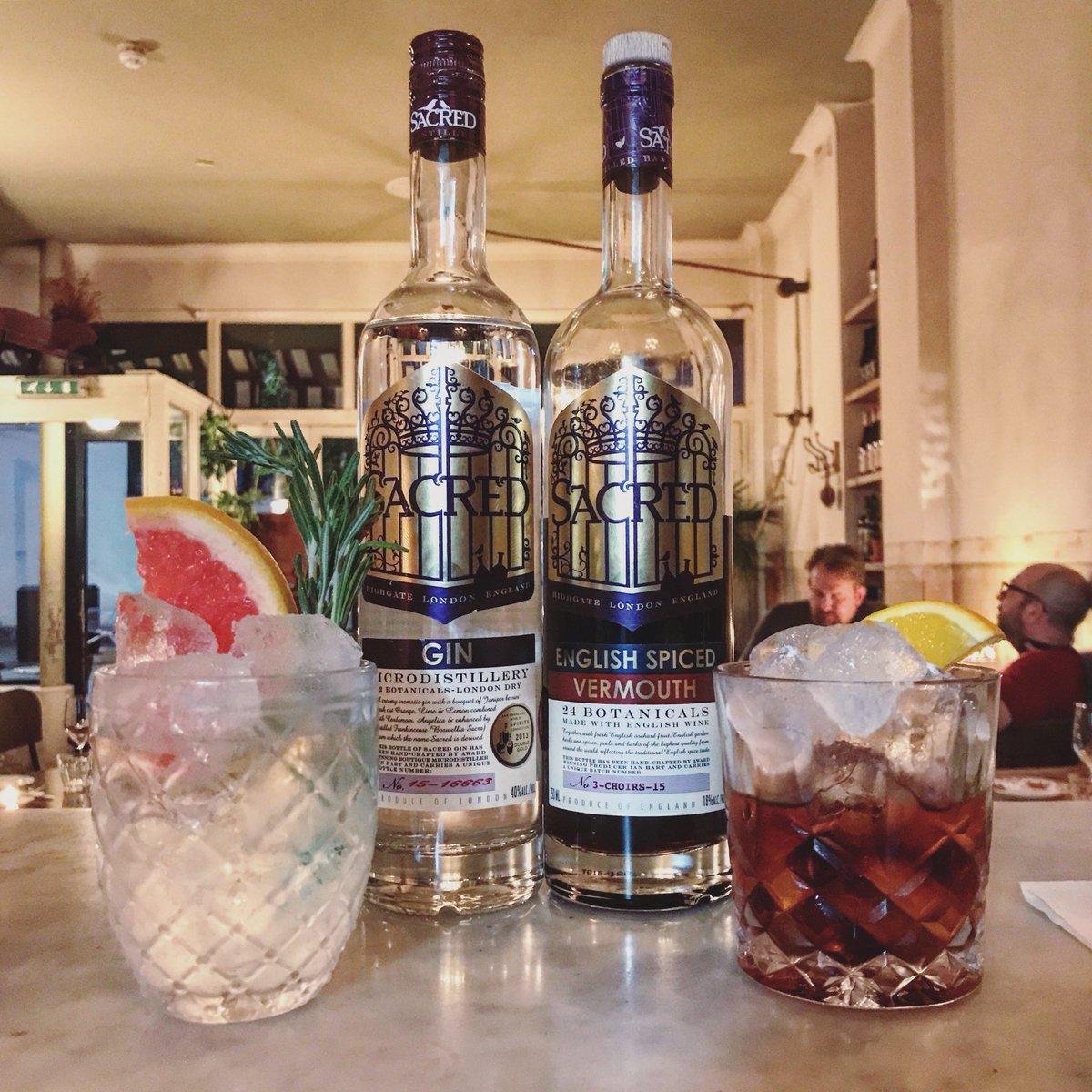 Hmm...Fancy a refreshing G&amp;T or a warming spiced Vermouth...? #sacredspirits #sacredvermouth #sacredgin #trangallán  #newingtongreen #n16 #fridayfeeling