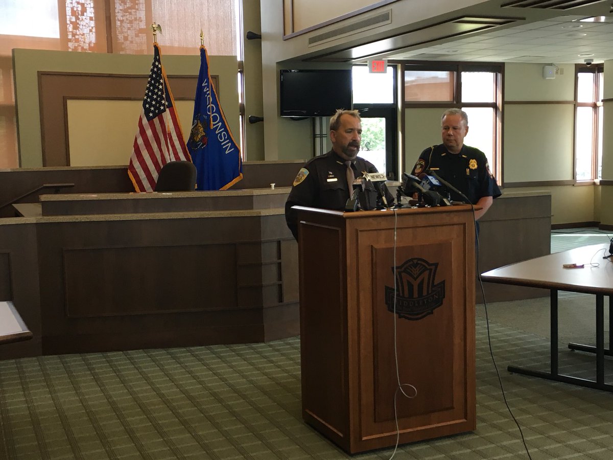 keelyarthur50YS's tweet photo. “Middleton joined the long list of cities around the world that have been affected by an active shooter,” Sheriff Dave Mahoney calls for healing following #middletonshooting #News3 https://t.co/zkyZLTDbsy