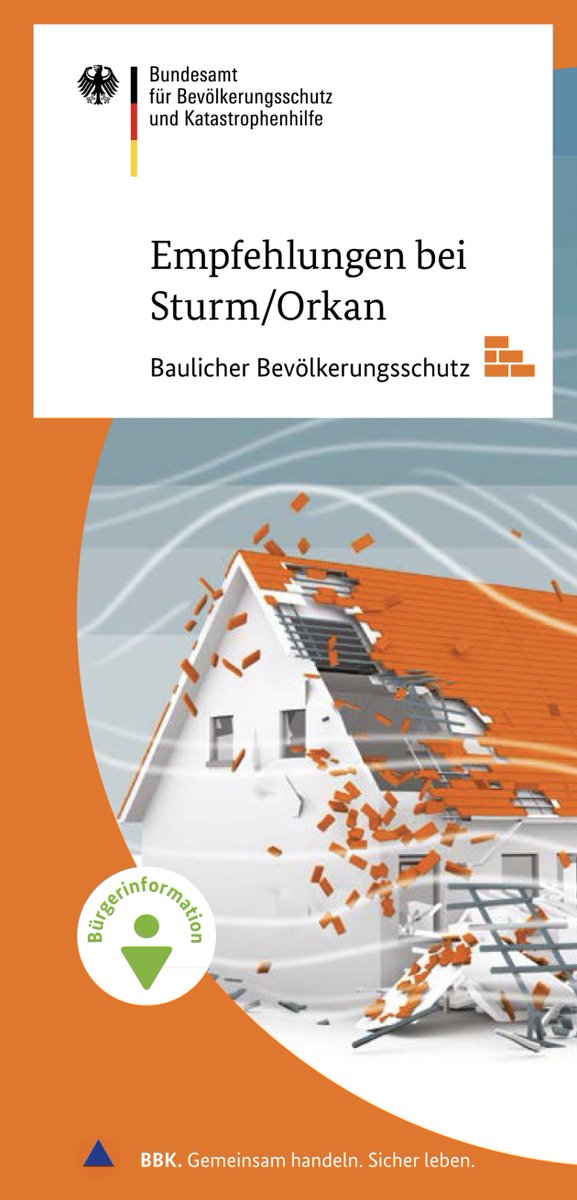 Gefahren durch #Sturm und #Unwetter: Der Deutsche Wetterdienst <a href="/DWD_presse/">DWD</a> sagt für die kommenden Tage stürmisches Wetter voraus. Aus diesem Grund haben wir eine Reihe von Hinweisen für Sie zusammengestellt, wie Sie sich und andere schützen können: bbk.bund.de/DE/TopThema/TT…  ^gkb
