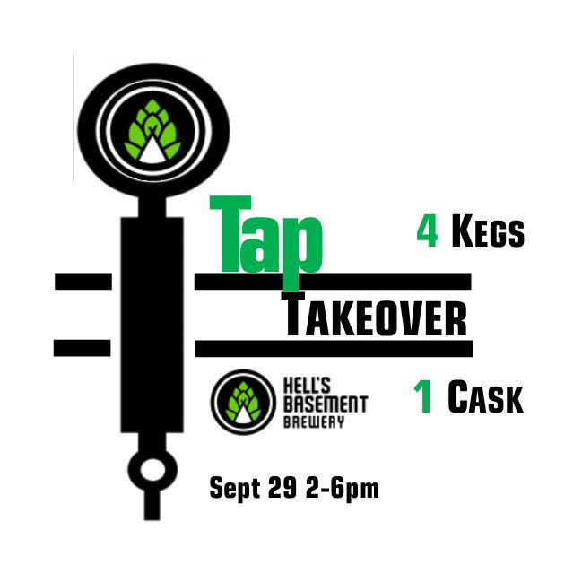 BeerShak's tweet photo. Mark your calendars @HellsBasementMH is taking over our growler bar & bringing a cask, Sept. 29th at 2 pm. Bring your growlers or pick one up at the store. Samples will also be poured. #thebeershak #sprucegrove #hellsbasementbrewery #taptakeover #growlerfills #cask #growler https://t.co/zHepGWcG5f