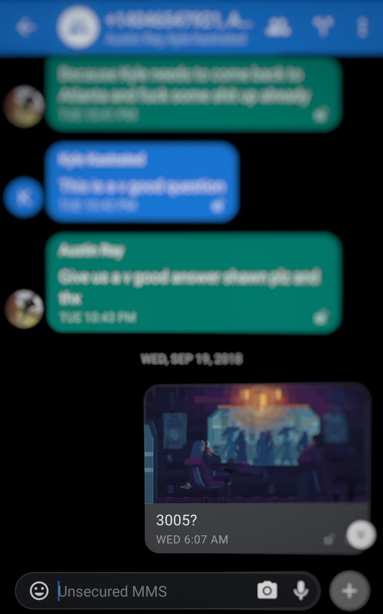 shawnbainbridge's tweet photo. @Beer_Notes @austinlouisray @alvindiec @halfcrooksbeer @signalapp @Beer_Notes this is the signal app. Just not encrypted because @austinlouisray refuses to get with the times. https://t.co/Bm1hcOSDEF