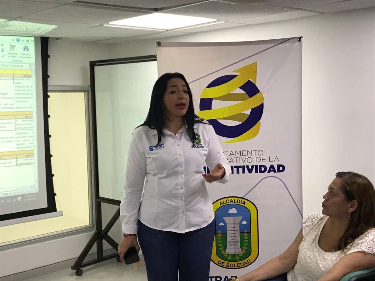 COMPETITIVIDADS's tweet photo. #AEstaHora se realiza la mesa de equidad de género, discapacidad y adulto mayor del Consejo de Política Social del municipio de Soledad. La mesa la preside Claudia Arenas Torres, directora de la Oficina de Competitividad. @COMPETITIVIDADS @soledadalcaldia #SoledadCompetitiva https://t.co/Nruq2OL83N