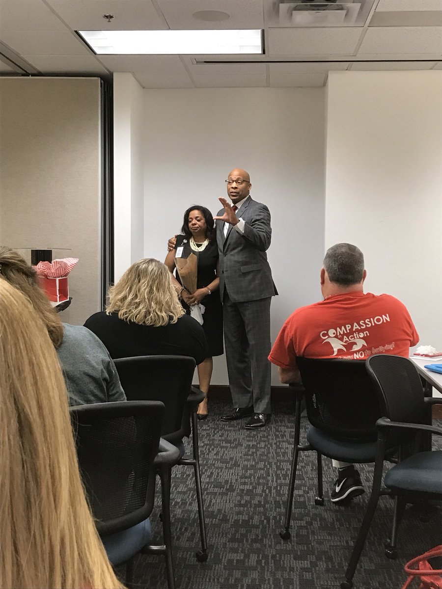 cedeliee's tweet photo. Sad day for region 4 as Dr Atwater is retiring. We will miss you and wish all the best. Thank you for always showing us the way and providing leadership both professionally and personally. #CRESculture #centreridgees #Region4fcps https://t.co/JC5FYMOg8P