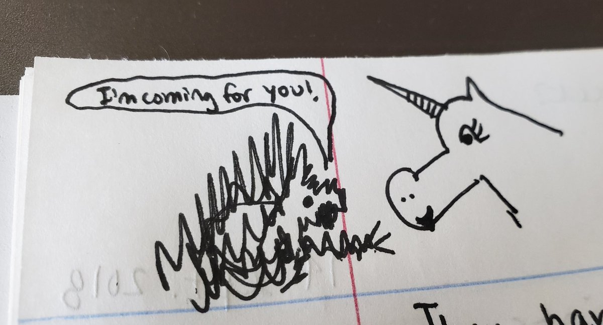 KatherineRDixon's tweet photo. #Segment2 of #UWM102 is a hungry honey badger coming for your perfect unicorn research process. #TAmeeting https://t.co/EMI7KeeSen